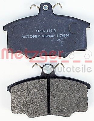METZGER 1170566 Bremsbelagsatz, Scheibenbremse